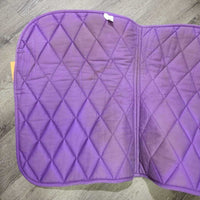 Thick Quilt Jumper Pad, piping *fair, clean, holey edges, pills, rubs, faded, stains, mnr puckers, hair
