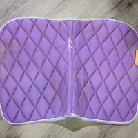 Thick Quilt Jumper Pad, piping *fair, clean, holey edges, pills, rubs, faded, stains, mnr puckers, hair
