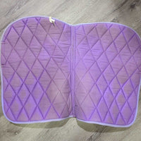 Thick Quilt Jumper Pad, piping *fair, clean, holey edges, pills, rubs, faded, stains, mnr puckers, hair
