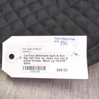 Shimmable Quilt & Non-Slip Half Pad *xc, clean, mnr hair & pulled threads
