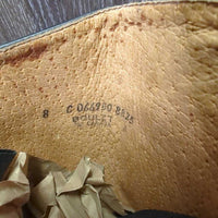 Soft Thick Leather Dress Boots, Pull On *vgc, clean, mnr scuffs, faded, scratches & rubs, older
