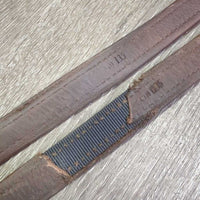Soft Nylon Lined Stirrup Leathers *1: gc, clean, rubs, stains, dents & 1: fair, clean, torn, rubs
