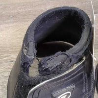 Wrap Around Neoprene Bell Boots, velcro *gc/fair, holey, rubs, stains, curled edges, stains
