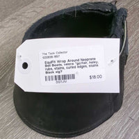 Wrap Around Neoprene Bell Boots, velcro *gc/fair, holey, rubs, stains, curled edges, stains
