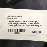 MENS Show Jacket *gc, mnr snags, threads, faded, older, seam puckers, dirty pocket
