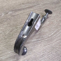 Hvy Double Wall Mount Hook *gc, scrapes, scratches, dent
