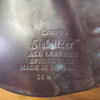 16.5" MW *5.25" County Stabilizer Close Contact, 2 Billet Guards, Green County Cover, Wool Flocking, Med Front Blocks, Rear Gusset Panels, Flaps: 14.5"L x 12.5"W Serial #: 2 99042308 16-1/2 W
