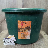 Round Plastic Bucket *gc, older clean, scuffed, scratches, rust stains, mnr dirt
