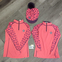 Set of 8: CC Pad, 4 closed boots, helmet cvr, bonnet, polos, 2 ls shirts *vgc, clean

