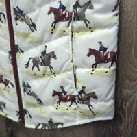 Reversible Quilt Vest *vgc clean, cut tag, mnr residue
