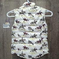 Reversible Quilt Vest *vgc clean, cut tag, mnr residue
