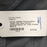 JUNIORS Technical Show Jacket *vgc, clean, shrunk?, puckered seams, mnr faded, threads
