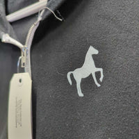 Light Sweatshirt Jacket, zipper, hood *vgc, clean, mnr rubs, hair & pills
