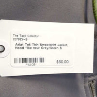 Thin Sweatshirt Jacket, Hood *like new
