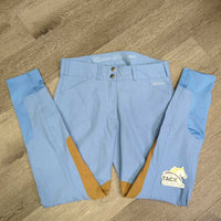 Euro Seat Breeches *xc/like new, mnr seam puckers

