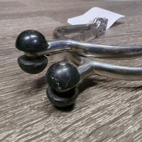 Roller Ball Spurs *gc, mnr dirty, stains, scratches & scuffs
