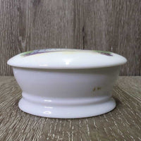 "Hunter Pony" Procelain Jewellery Dish & Lid *gc, mnr stains?dirt, chip
