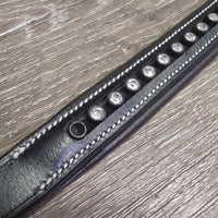 Bling Padded Leather Browband *new, no tag, MISSING bling
