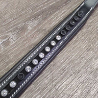 Bling Padded Leather Browband *new, no tag, MISSING bling
