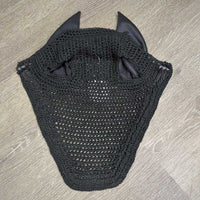 Crochet Ear Bonnet Fly Veil, 3x Bling, 2x Piping *new, 0 tags
