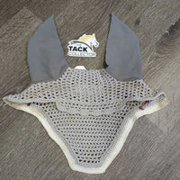 Crochet Bonnet, Bling, Piping *vgc, mnr stains, hair *
