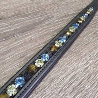 Bling & Padded Leather Dog Collar *new, dirt?stained buckle
