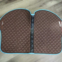 Fleece Lined Quilt Jumper Pad, piping *new, 0 tags, v. mnr hair
