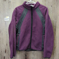 Hvy Fleece Jacket, zipper *gc, v.clumpy, hairy, dirty
