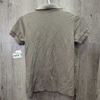 SS Polo Shirt, 1/4 button up, bling *xc/vgc

