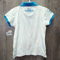 SS Polo Shirt, 1/4 button *vgc, hairy, older
