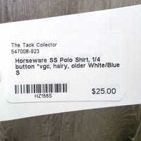 SS Polo Shirt, 1/4 button *vgc, hairy, older
