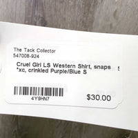 LS Western Shirt, snaps *xc, crinkled
