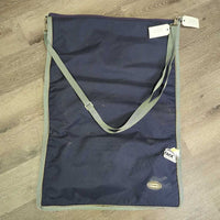 Hvy Padded Hanging Grooming - Horse Boot Organizer, Shoulder Strap *vgc, mnr dust, stains, hairy velcro, older
