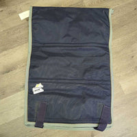 Hvy Padded Hanging Grooming - Horse Boot Organizer, Shoulder Strap *vgc, mnr dust, stains, hairy velcro, older
