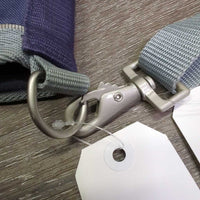 Hvy Padded Hanging Grooming - Horse Boot Organizer, Shoulder Strap *vgc, mnr dust, stains, hairy velcro, older
