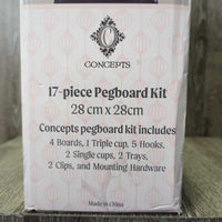 17 Piece Pegboard Kit *NEW
