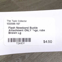 Flash Noseband Buckle Attachment ONLY *vgc, rubs

