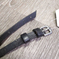 1 Narrow Leather Spur Strap *gc, clean, bent, twist, trimmed/cut end
