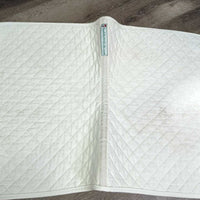 Quilt Dressage Pad, piping, "Schleese" *gc, dirt, mnr stains, hair, pills, rubs, thrads, puckers
