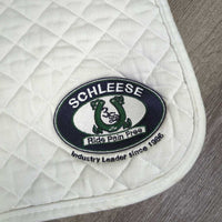 Quilt Dressage Pad, piping *vgc, clean, mnr stains, hair, pills, rubs, curled edges, puckers
