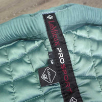 Quilt Dressage Pad, piping *vgc, clean, mnr hair, pills, rubs, threads, puckers
