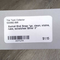 Swivel End Snap *gc, clean, stains, rubs, scratches
