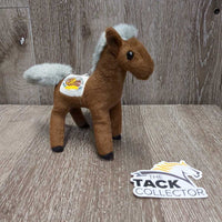 Collector's "Telus Battle of the Breeds" - Spruce Meadows 30th Anniversary Stuffed Horse *xc, mnr saddle pad stains
