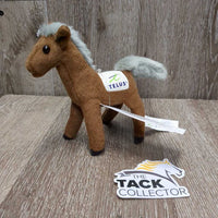 Collector's "Telus Battle of the Breeds" - Spruce Meadows 30th Anniversary Stuffed Horse *xc, mnr saddle pad stains
