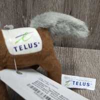 Collector's "Telus Battle of the Breeds" - Spruce Meadows 30th Anniversary Stuffed Horse *xc, mnr saddle pad stains
