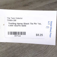 Trotting Horse Stock Tie Pin *xc, v.mnr scuffs
