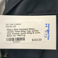 Technical Show Jacket, mesh lining *vgc, button hole threads, loose lining & cuffs
