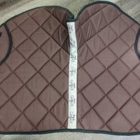 Quilt Jumper Pad *gc, dirt, mnr hair, unstitched, snags, puckers, rubs, faded?

