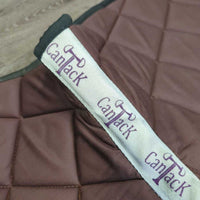 Quilt Jumper Pad *gc, dirt, mnr hair, unstitched, snags, puckers, rubs, faded?
