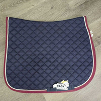 Quilt Jumper Pad *gc, dirt, hair, mnr pills, rubs, stains, puckers, curled edges, faded
